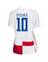 Kroatia Luka Modric #10 Hjemmedrakt Dame EM 2024 Korte ermer